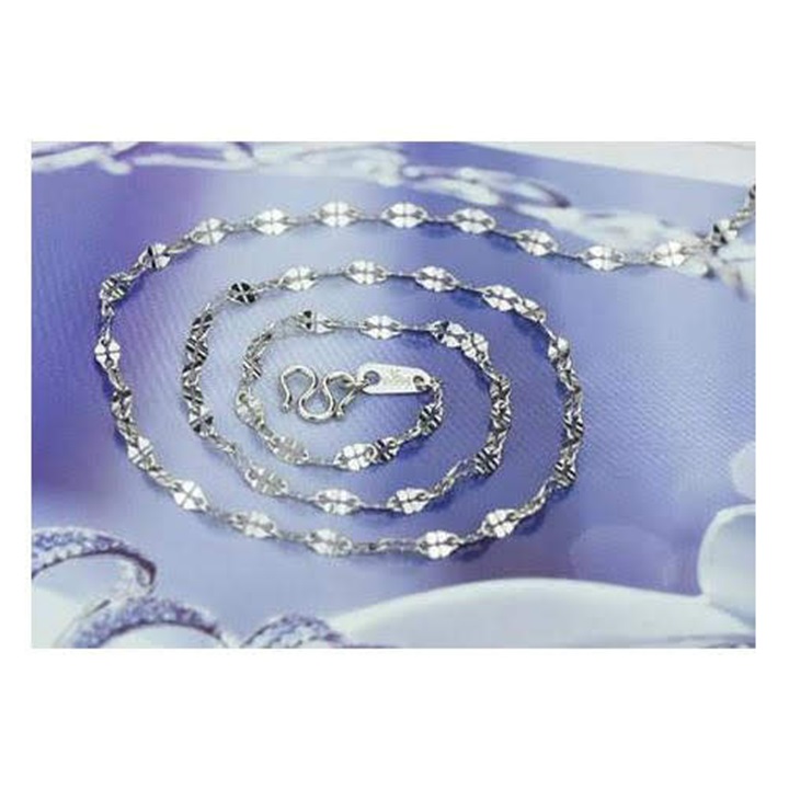 Dây chuyền nữ inox lá me D20