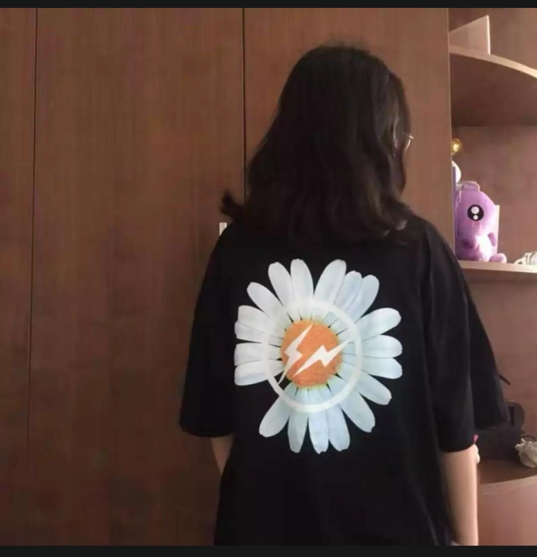 XẢ HÀNG - ĐỒNG GIÁ 19K Áo thun nữ form rộng tay lỡ in hình HOA THẠCH THẢO vải dày mịn mát