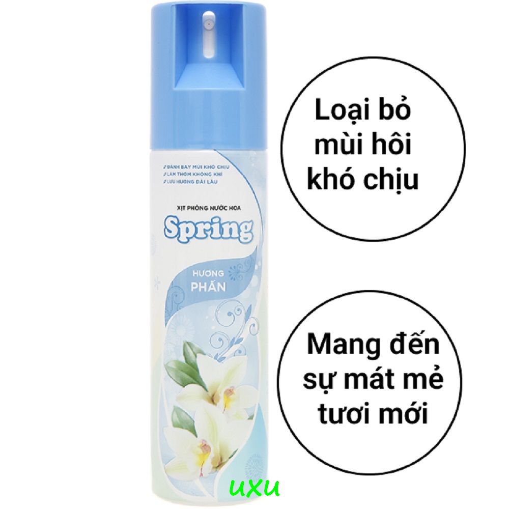 Xịt Phòng Spring 250ml đủ hương