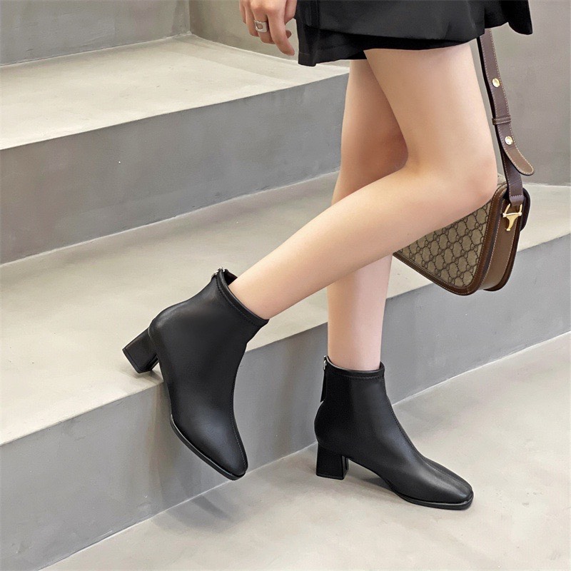 BỐT NỮ KHÓA DA MỀM MÃ 2809SIÊU ĐẸP, HOT TREND 5 PHÂN