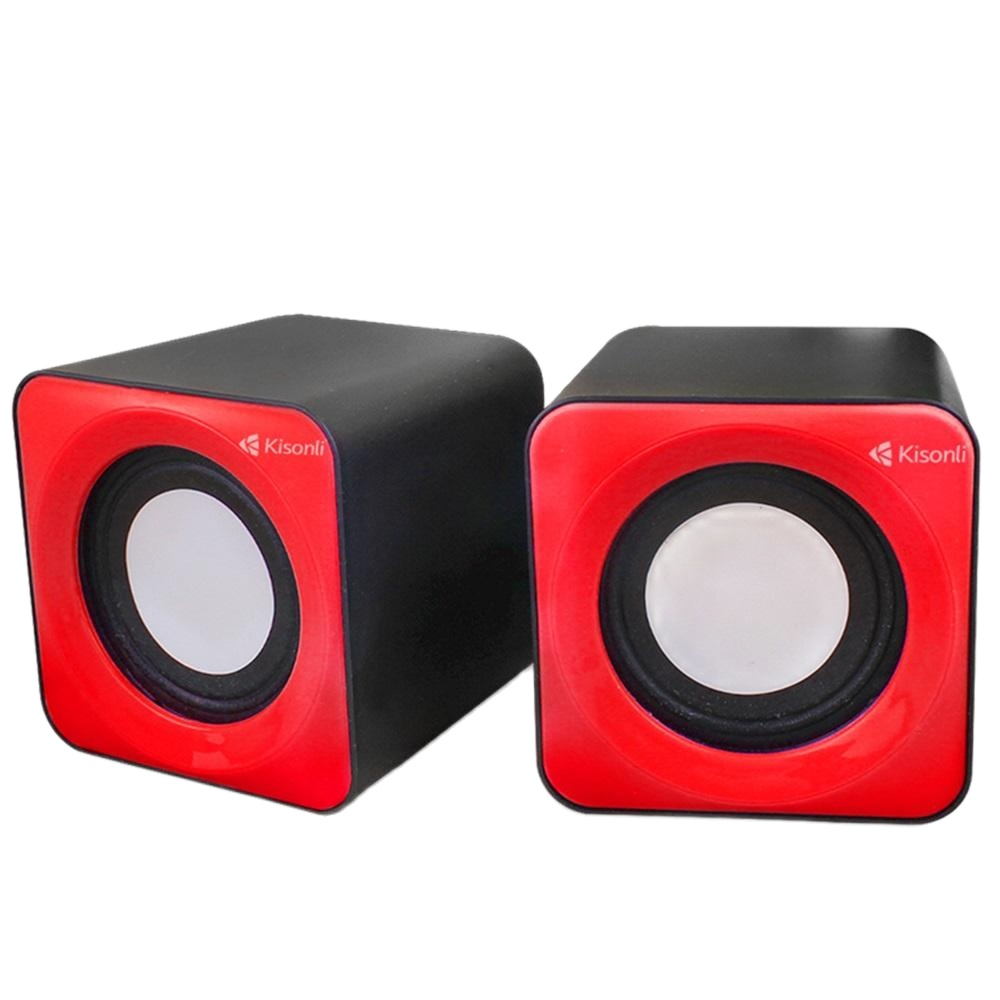 Loa vi tính 2.0 Kisonli V310 - Bảo Hành 12 Tháng (Màu ngẫu nhiên)