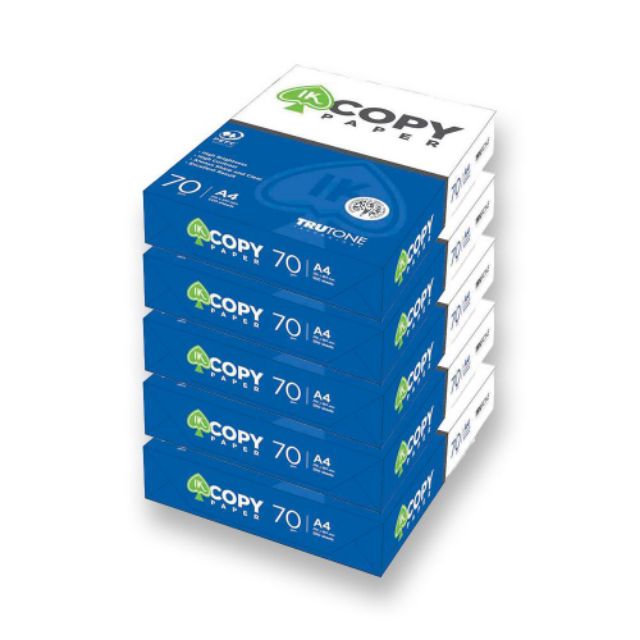 Giấy IK Copy A4 định lượng 70/80gsm