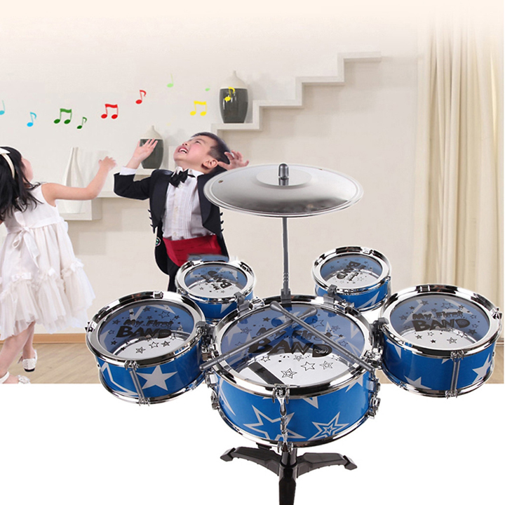 Đồ chơi bộ 5 trống Jazz Drum Cho Bé Yêu