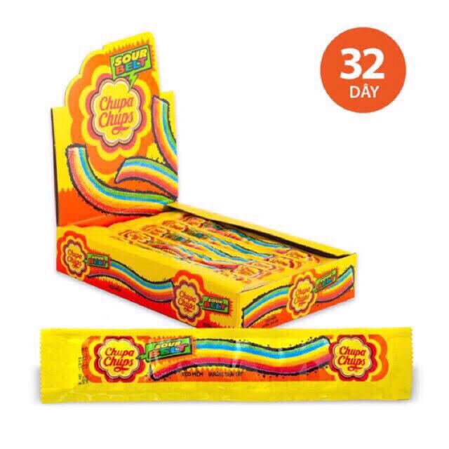 Kẹo Dẻo Chupa Chups Hộp 32 Thanh x 8g