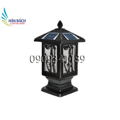 Đèn trụ cổng năng lượng mặt trời đèn trụ cổng vuông đèn led trụ cổng đèn cột cổng đèn cổng