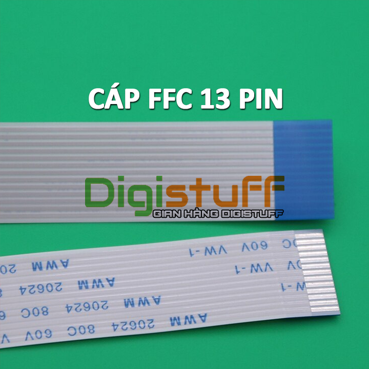 Cáp dẹp 13 pin awm 20624 80c 60v vw-1