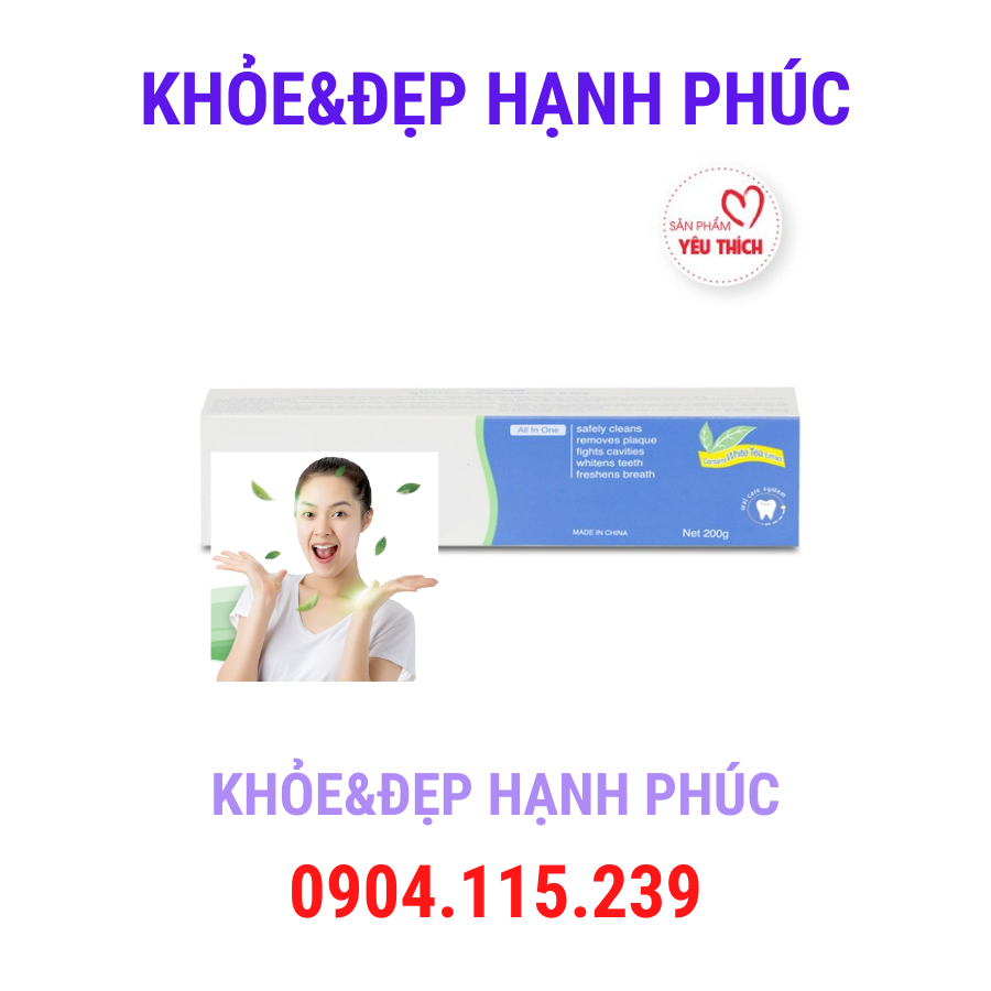 Kem đánh răng trà xanh – 200 gr/tuýp