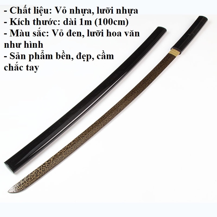 Mô hình trưng bày phong thủy kiếm gỗ nhật bản đạo cụ tập luyện, cosplay