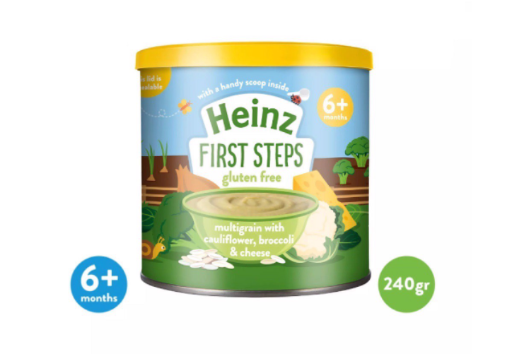 Bột Heinz súp lơ bông cải phô mai 6M+ 200g