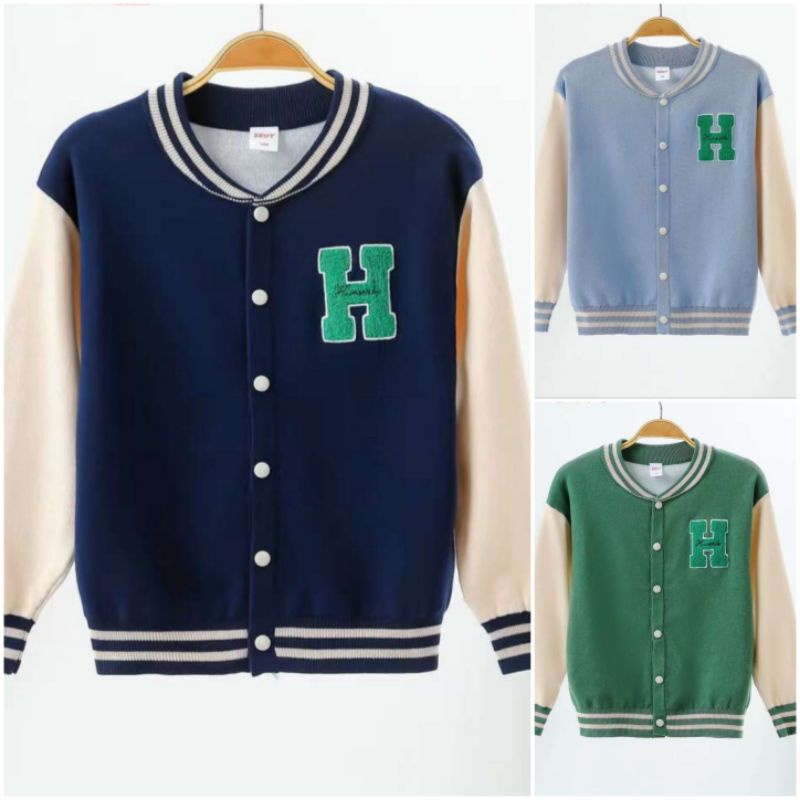 (25-52kg)Áo len bomber 2 lớp dày ấm size đại cho bé(mới về)