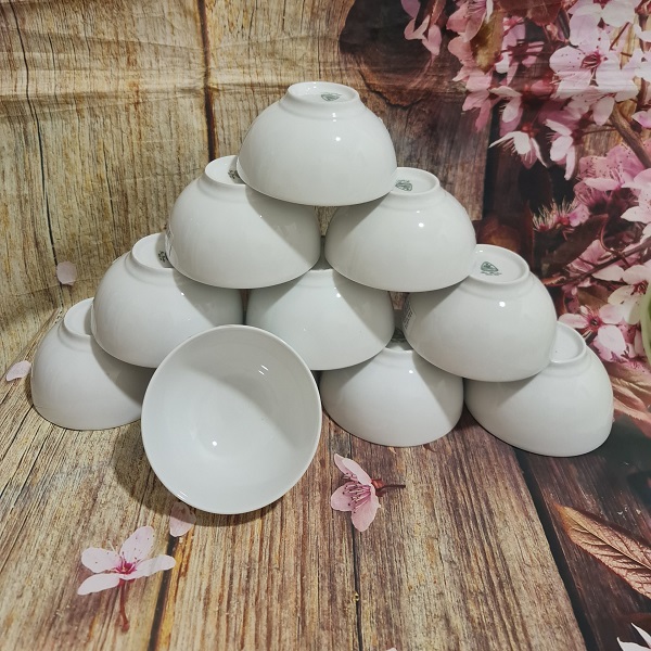 Bộ 10 chén cơm sứ Minh Long 12cm - chén cơm sứ minh long 12cm