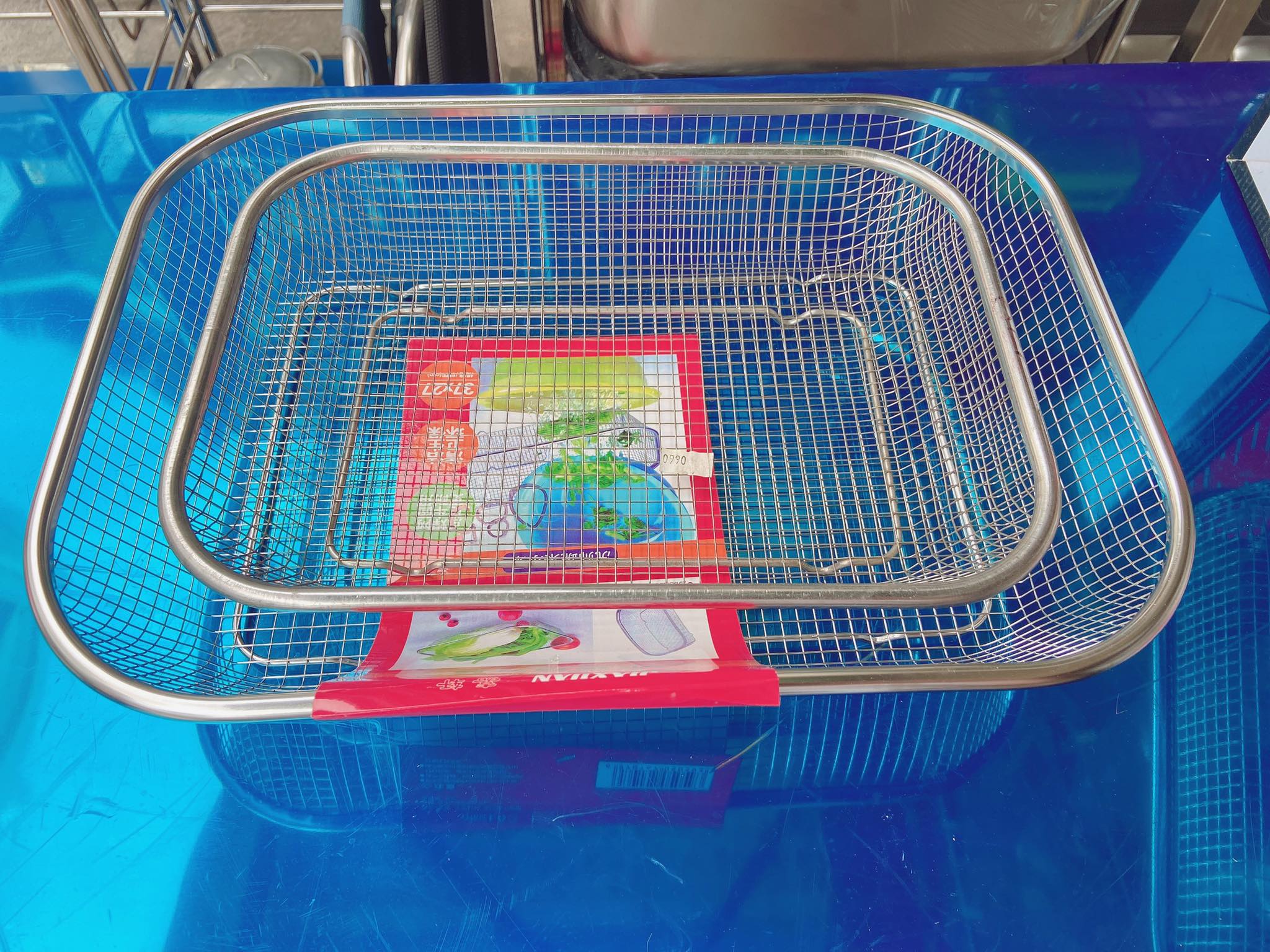 [HCM]Rổ Inox Có Chân Đa Dụng