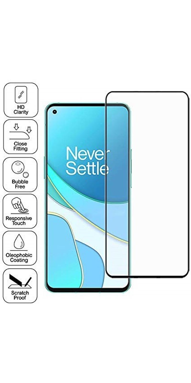 Kính cường lực OnePlus 8T 5G (Full Màn, Full keo)