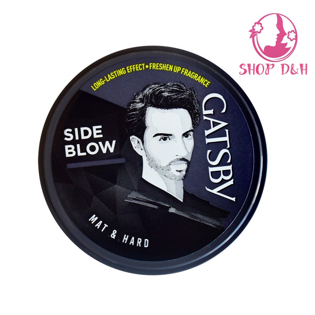 (75G) Wax Tạo Kiểu Tóc Gatsby - 3 Màu ( Đen, Đỏ, Xanh Dương)| - Màu Đen