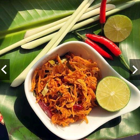 Sỉ 3kg khô gà lá chanh xé cay
