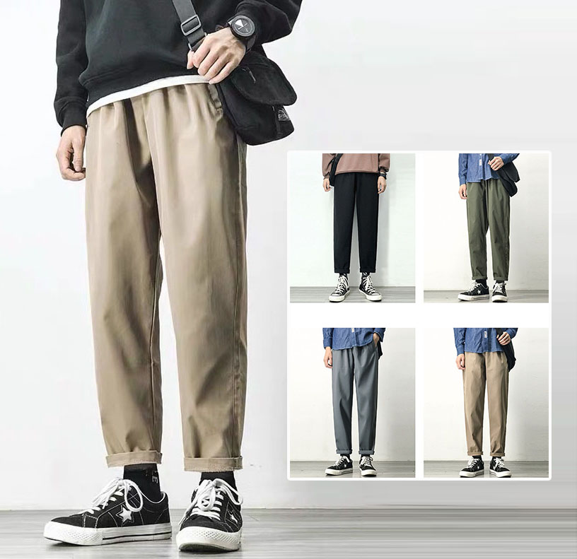 [KÈM VIDEO SP] Quần Nam Kaki Basic Dáng Baggy Trơn Màu Phong Cách Trẻ Trung Thời Trang August QUAN NAM 060V5