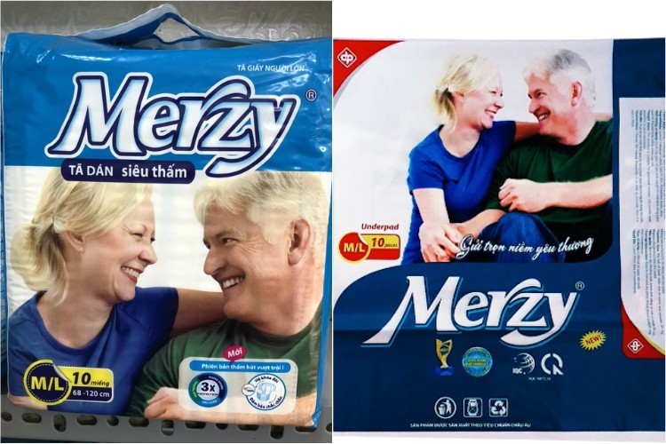 Bỉm dán Merzy dành cho người già size M-L
