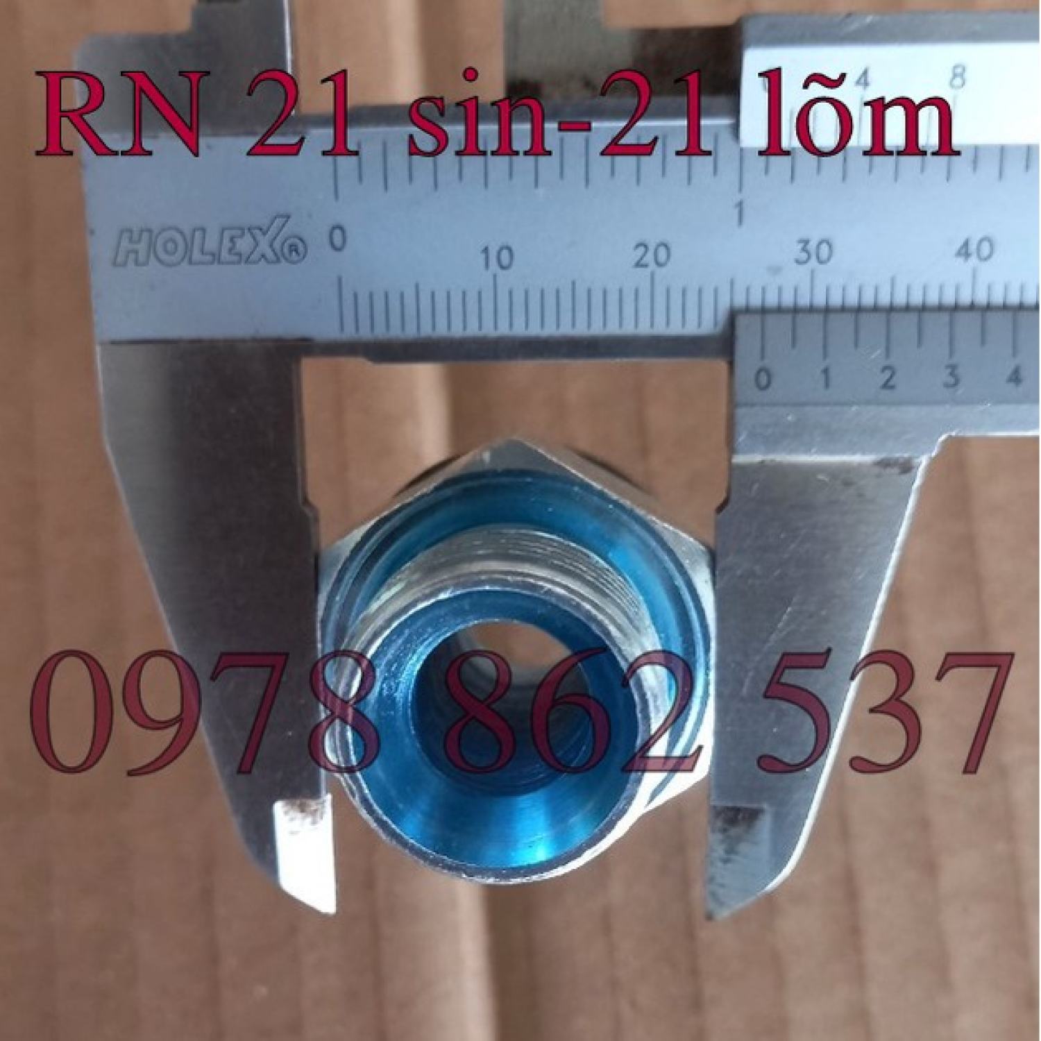 Rắc co thuỷ lực Ren 21 G1/2''- 21 lõm