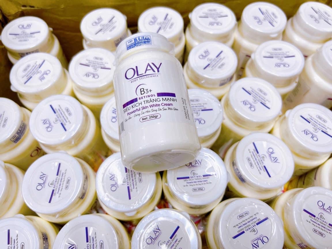 Kem kích trắng body Olay B3+ 250gr