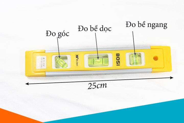 Thước Nivo - Thước thuỷ 20cm siêu gọn