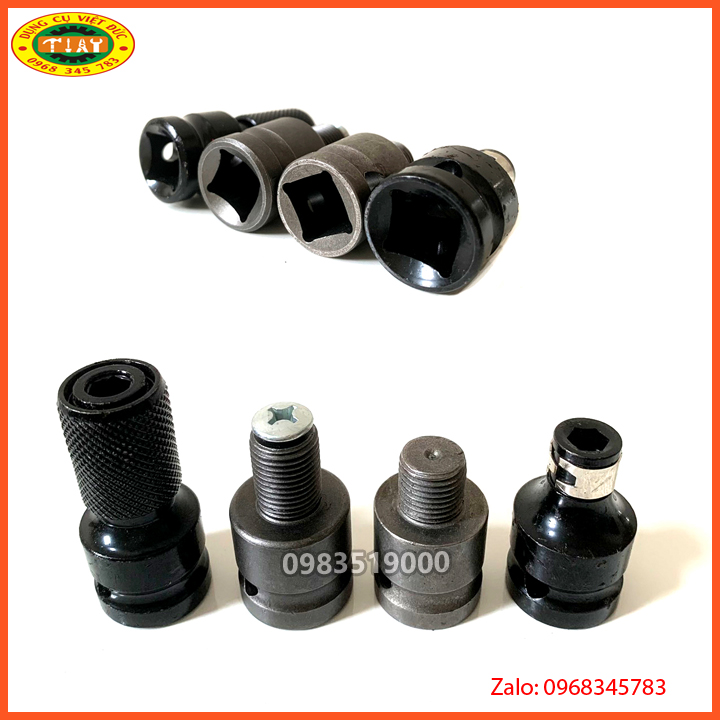 combo 4 đầu chuyển bulong