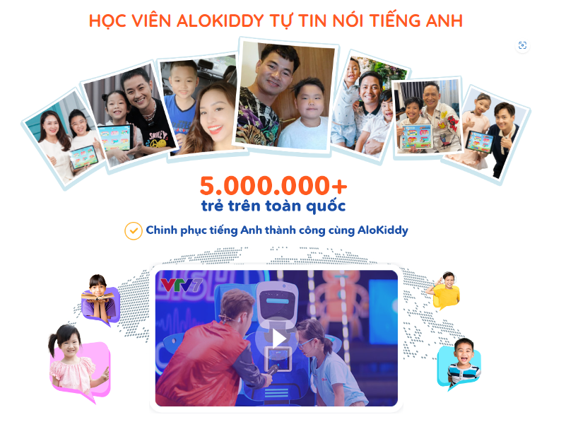 Alokiddy Trọn Đời (Tiếng anh tại nhà cho trẻ)