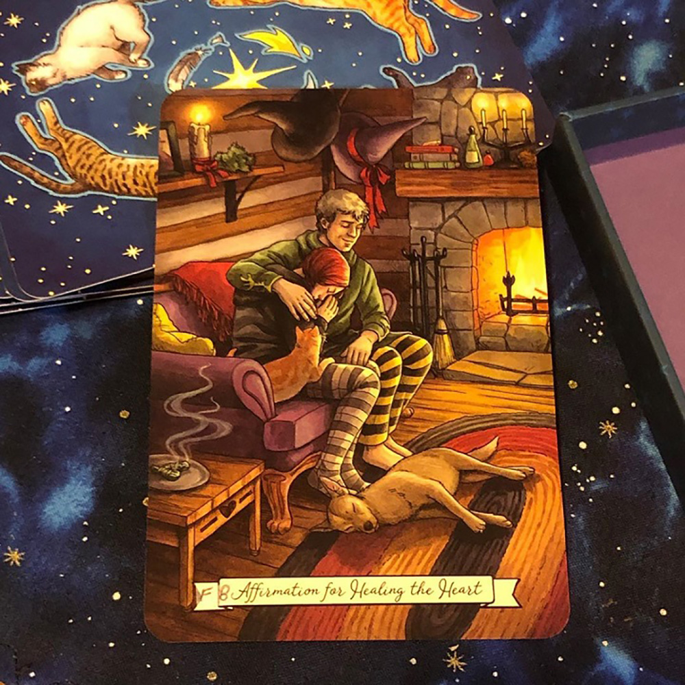 Bộ Bài Oracle Everyday Witch Oracle Tặng Đá Thanh Tẩy