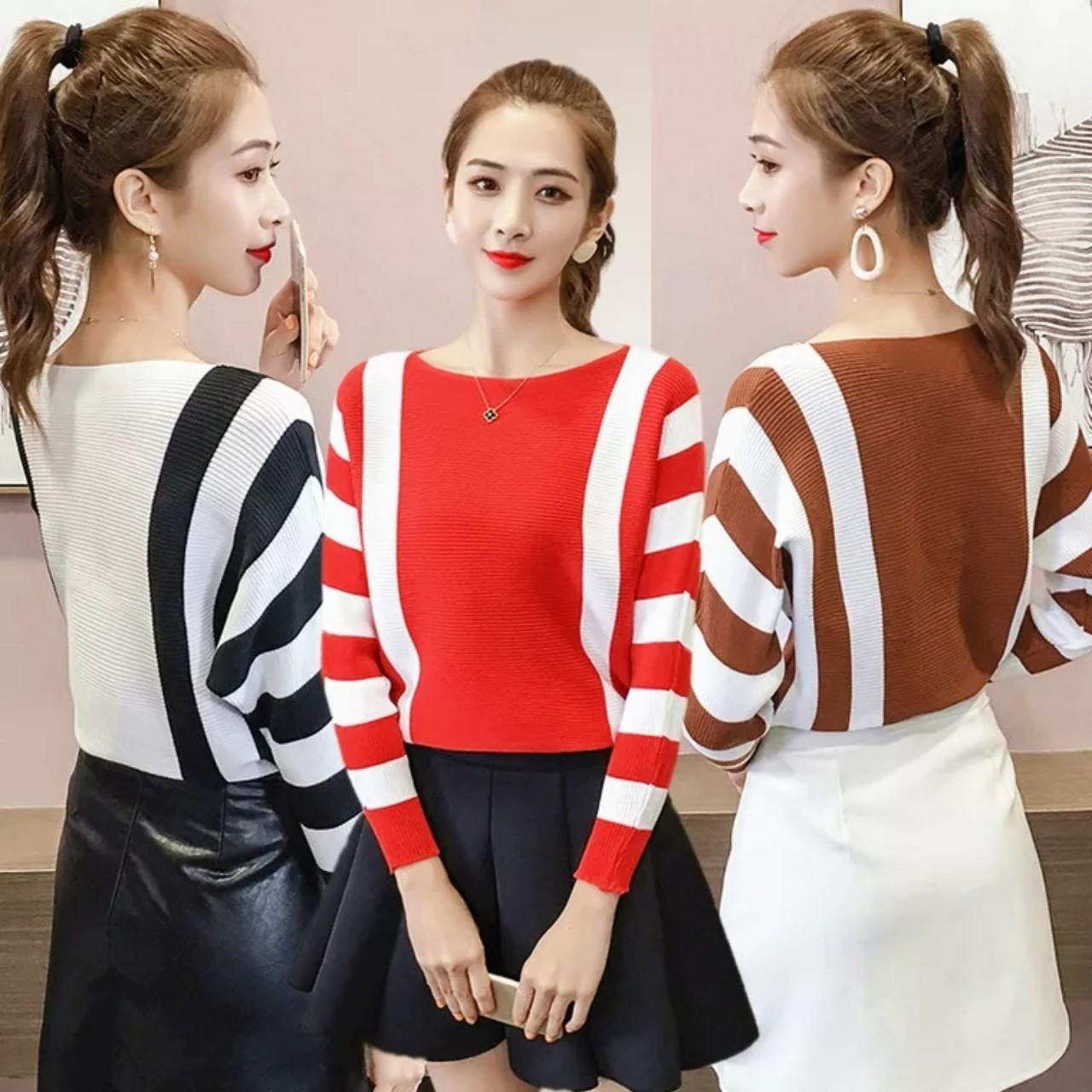 Áo len sọc Quảng Châu