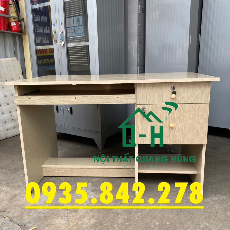 BÀN LÀM VIỆC CÓ HỘC KÉO ĐẺ MÁY TÍNH