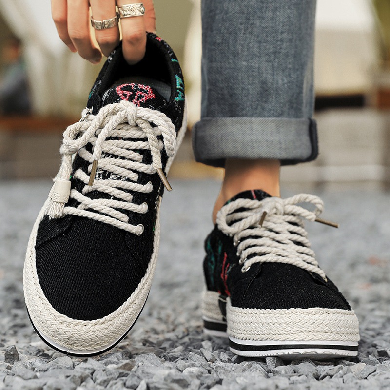 Giày Sneaker Giày Vải Nam HOTTREAND Mới Nhất