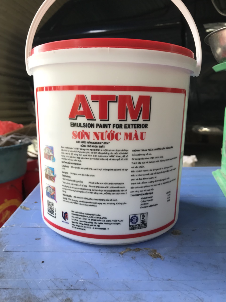 Sơn nước màu BEAUTY-Sơn trắng ATM(3.5L)