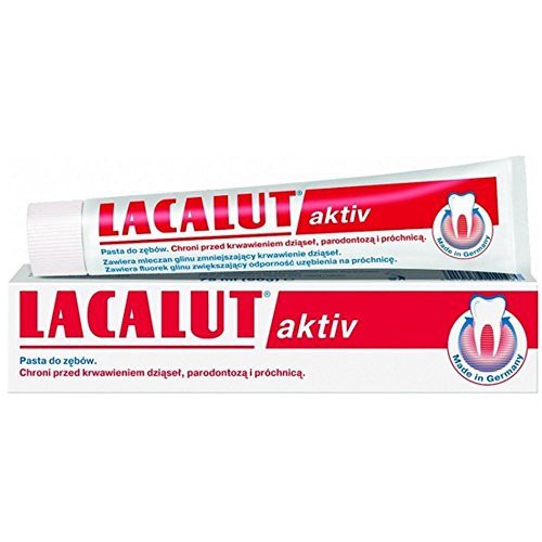 Kem đánh răng Lacalut Aktiv ngừa viêm nướu đỏ