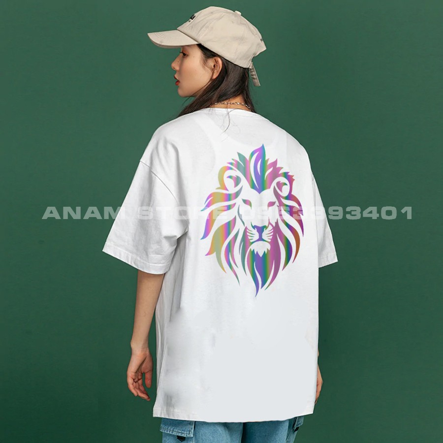 [HCM]áo thun phản quang 7 màu tay lỡ nam nữ Sư Tử