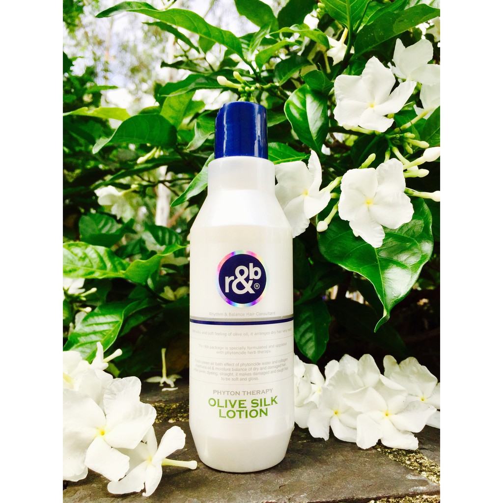 Kem dinh dưỡng bóng tóc R&B Olive Silk Lotion, Hàn Quốc