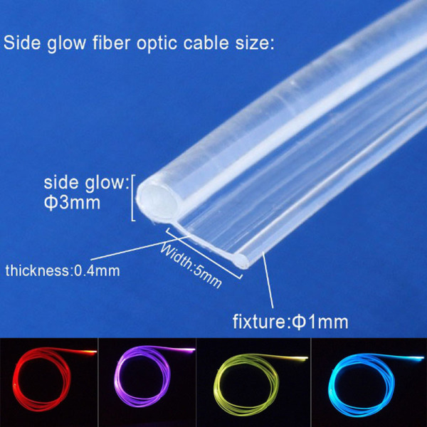 Bảng giá Fiber optic cable 5mX Transparent Skirt side glow 3mm diameter plastic PMMA fiber optic cable for car lighting free shipping Phong Vũ