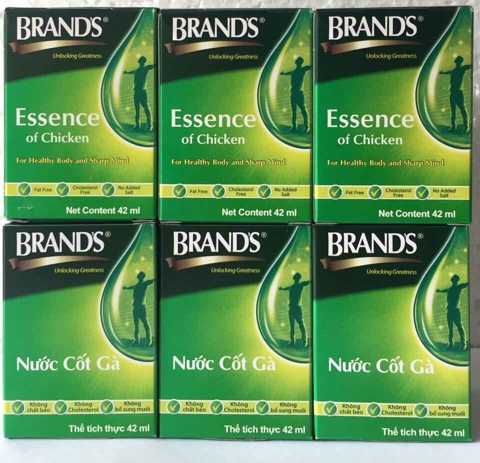 [HCM]Nước Cốt Gà Brands 42ml bộ 6 hũ từ Thái Lan- PP Sâm Yến 3A