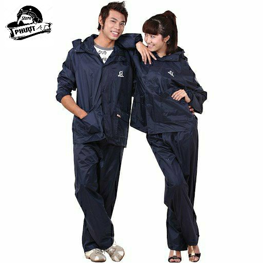 Bộ áo mưa vải dù cao cấp - có phản quang - áo mưa bộ chống thấm cực tốt