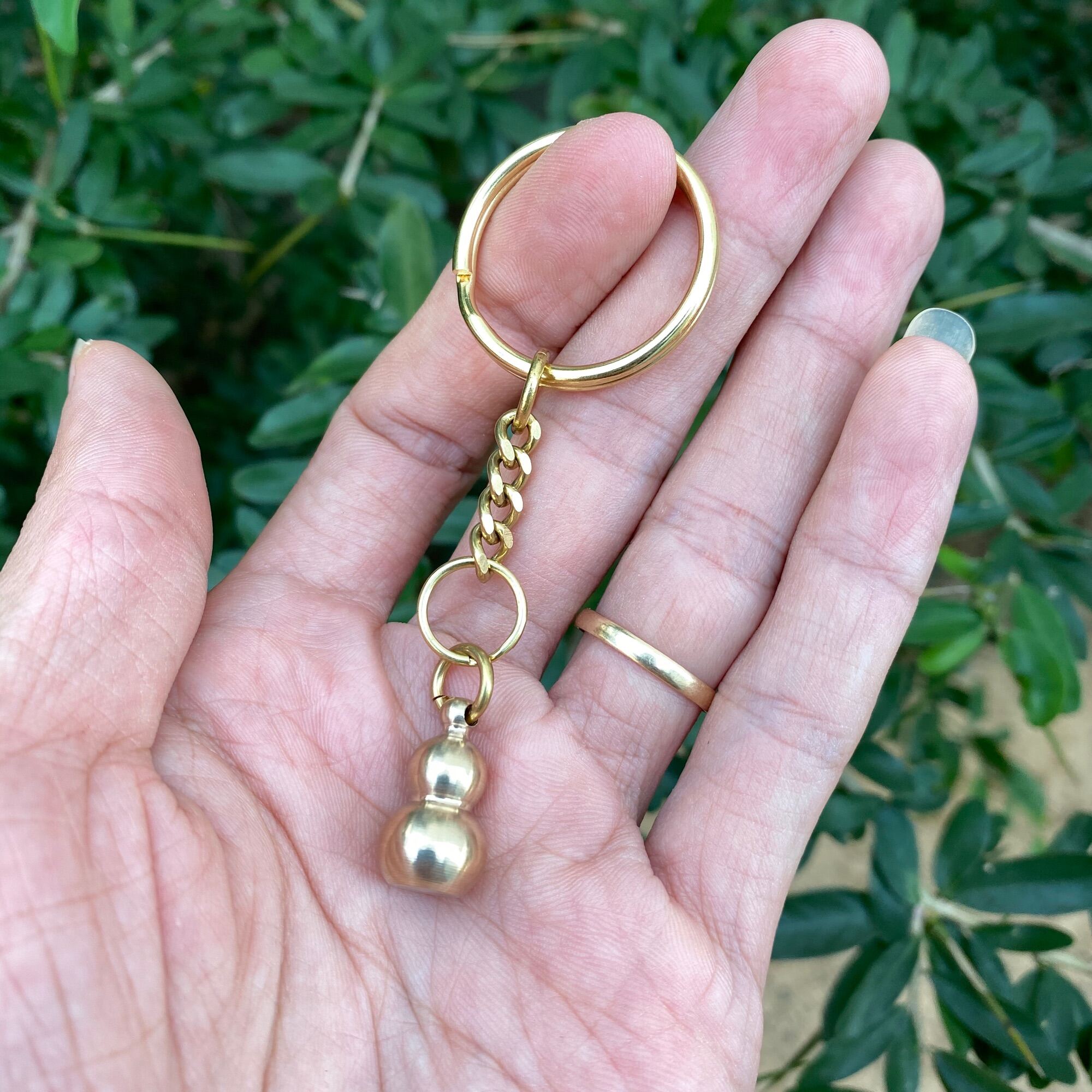 Khoen đồng 3cm kèm dây xích