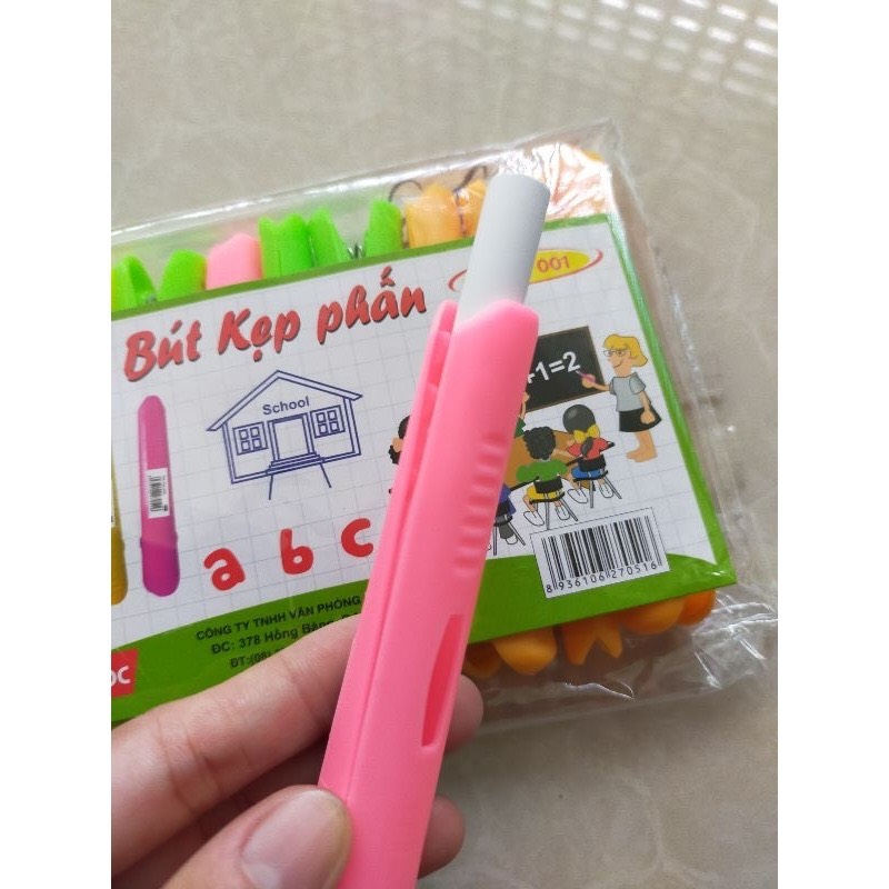 Bút Kẹp Phấn HS Hán Minh BKP-001 ( Màu Ngẫu Nhiên )