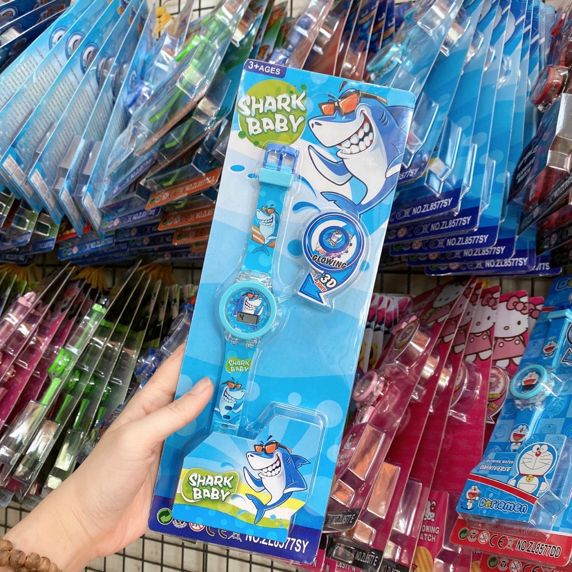 Đồng Hồ Chớp Đèn Led 7 màu cho Bé cực Iu Thích