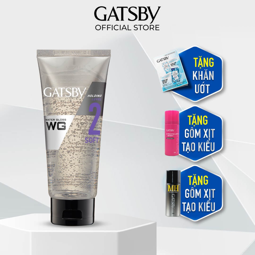 Gel Tạo Kiểu Tóc GATSBY WATER GLOSS SOFT 170g