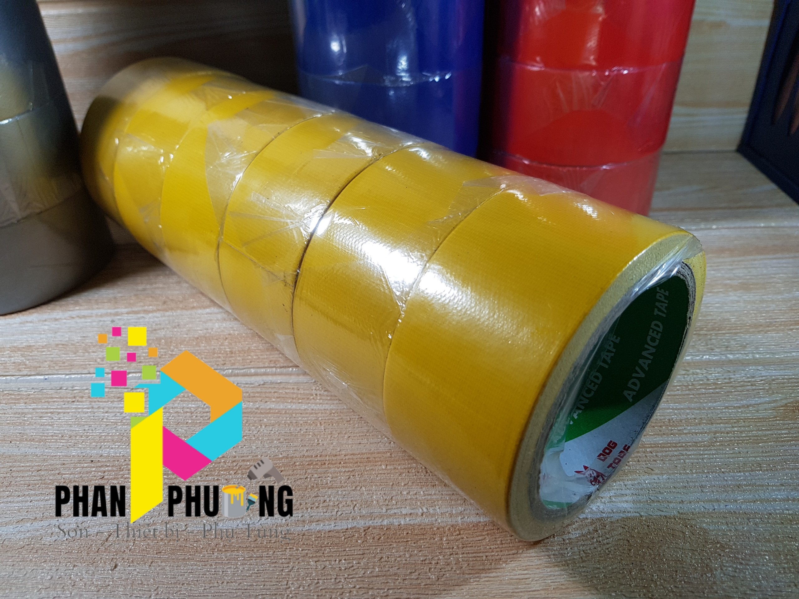 BĂNG KEO BẠC SỢI VẢI NHIỀU MÀU