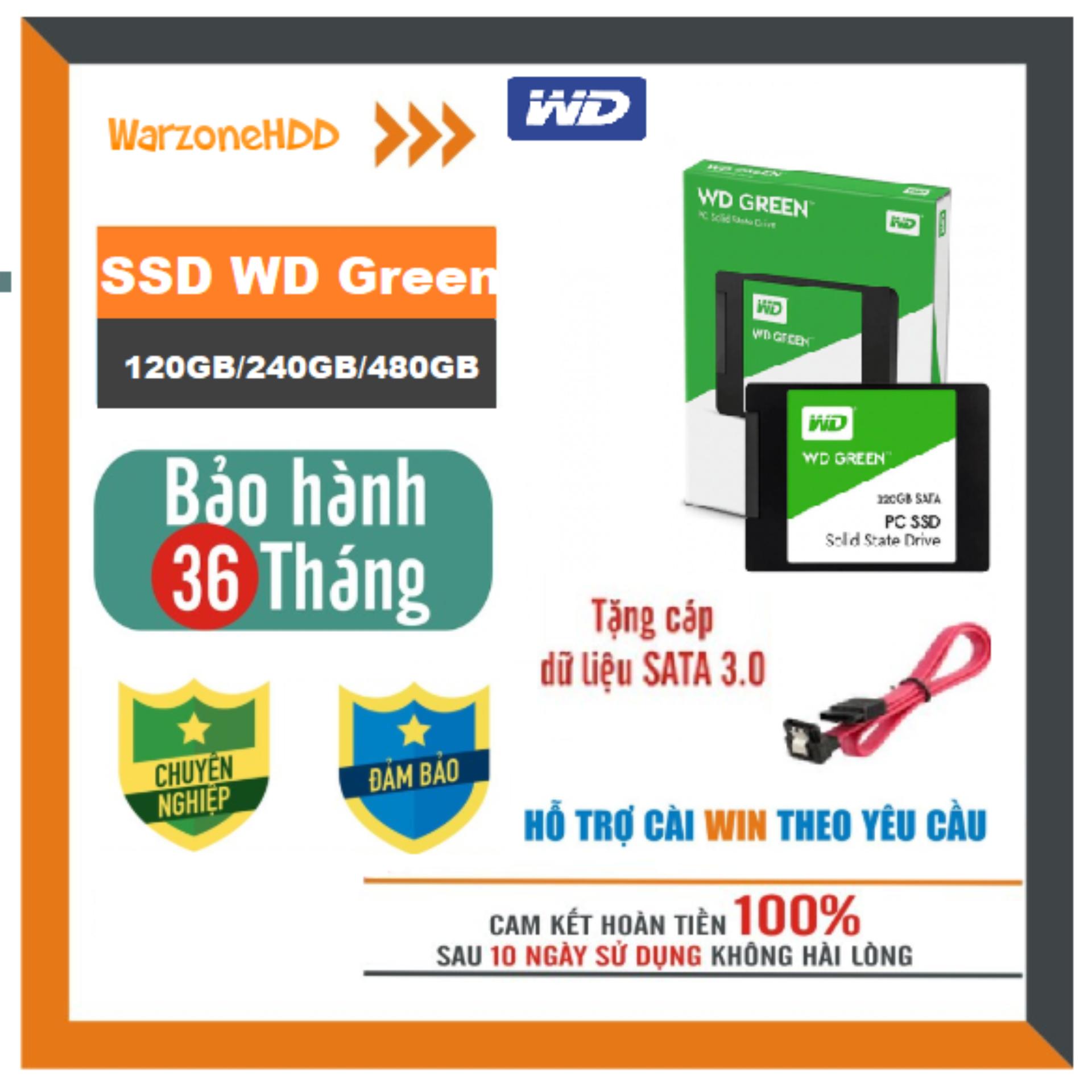 Ổ cứng SSD WD Green 120GB/240GB/480GB - Bảo hành 36 tháng