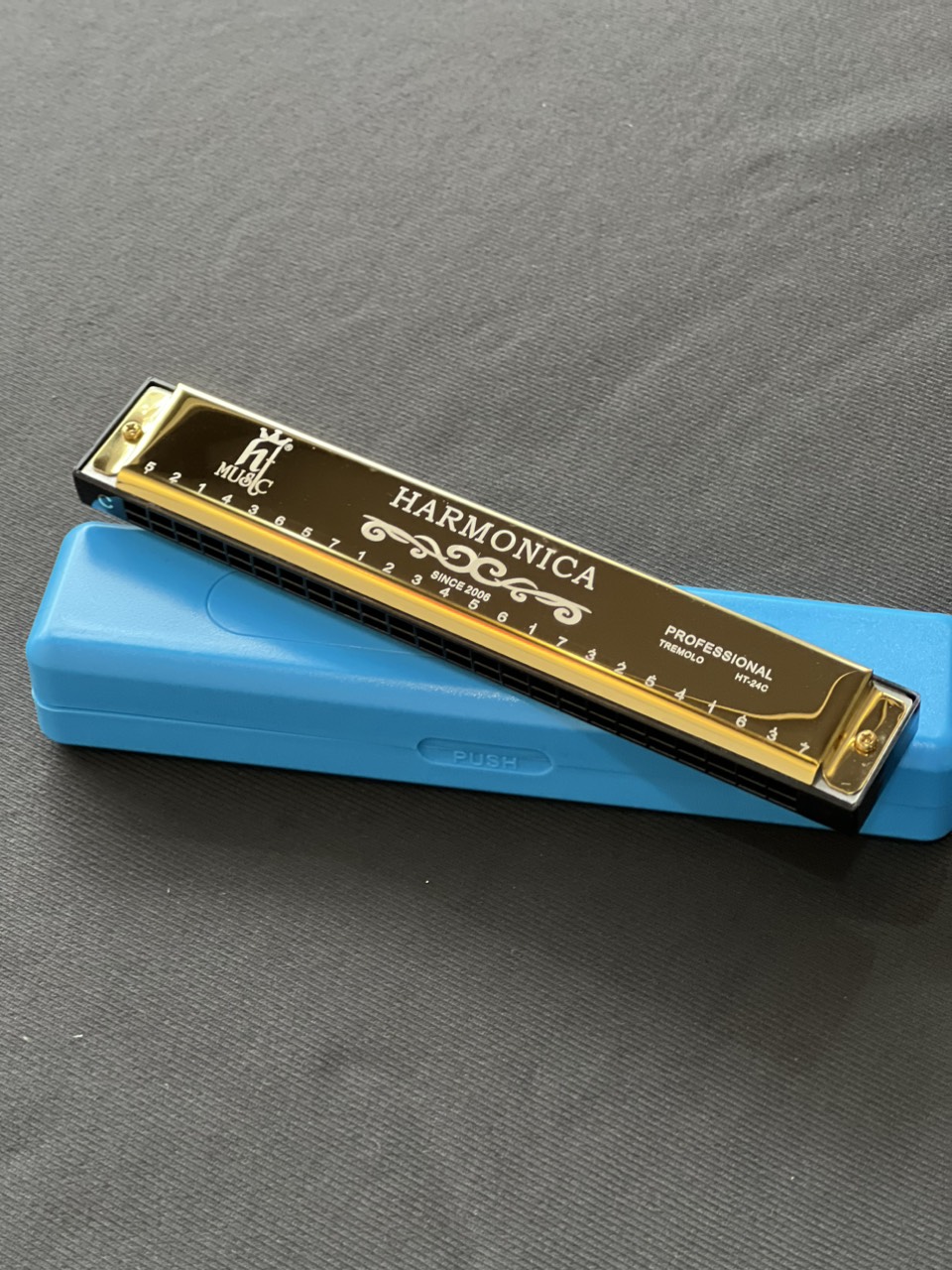 Kèn harmonica tremolo 24 lỗ cho người mới chơi