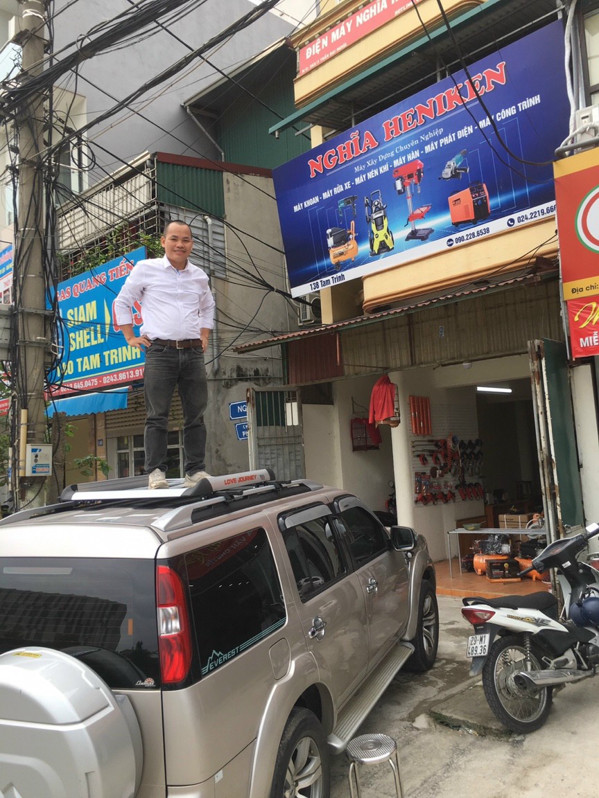 Giá nóc baga mui vuông cho Ford Everest