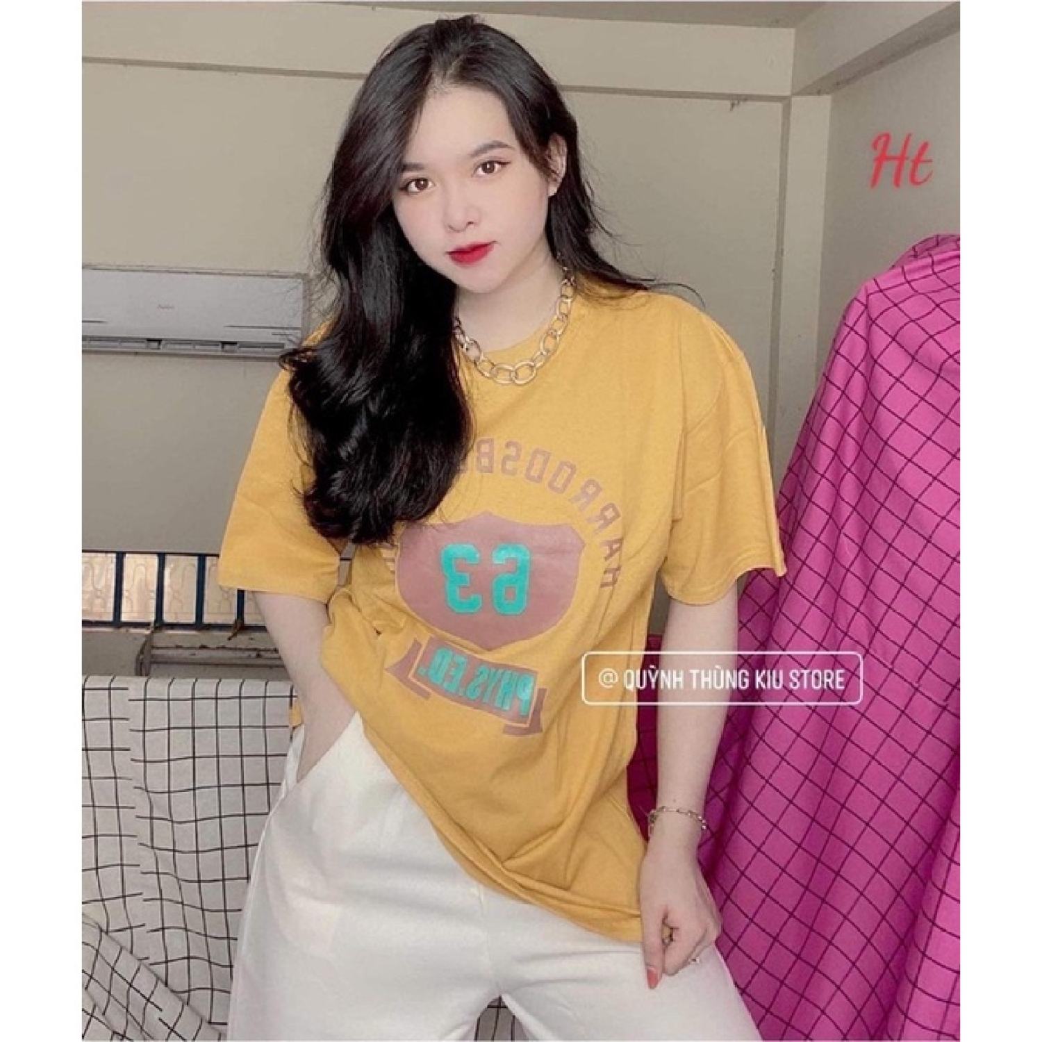 Áo phông 3d in thỏ uống trà sữa HARIQUEEN