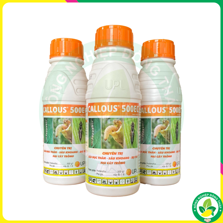 Thuốc Trừ Sâu CALLOUS 500EC – Chuyên Trị: Sâu Đục Thân, Sâu Khoang, Bọ Trĩ Hại Cây Trồng (Chai 450ml)
