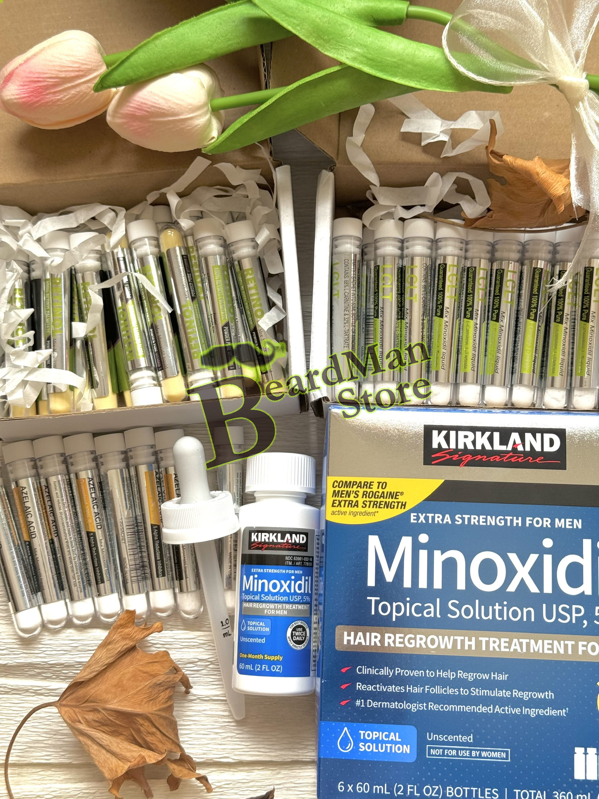 [HCM] Retinol Mix Minoxidil Hổ Trợ Mọc Râu Tóc