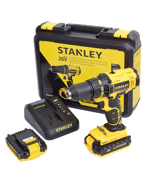 [HCM]Máy khoan cầm tay 18V Stanley SCD20C2K-B1