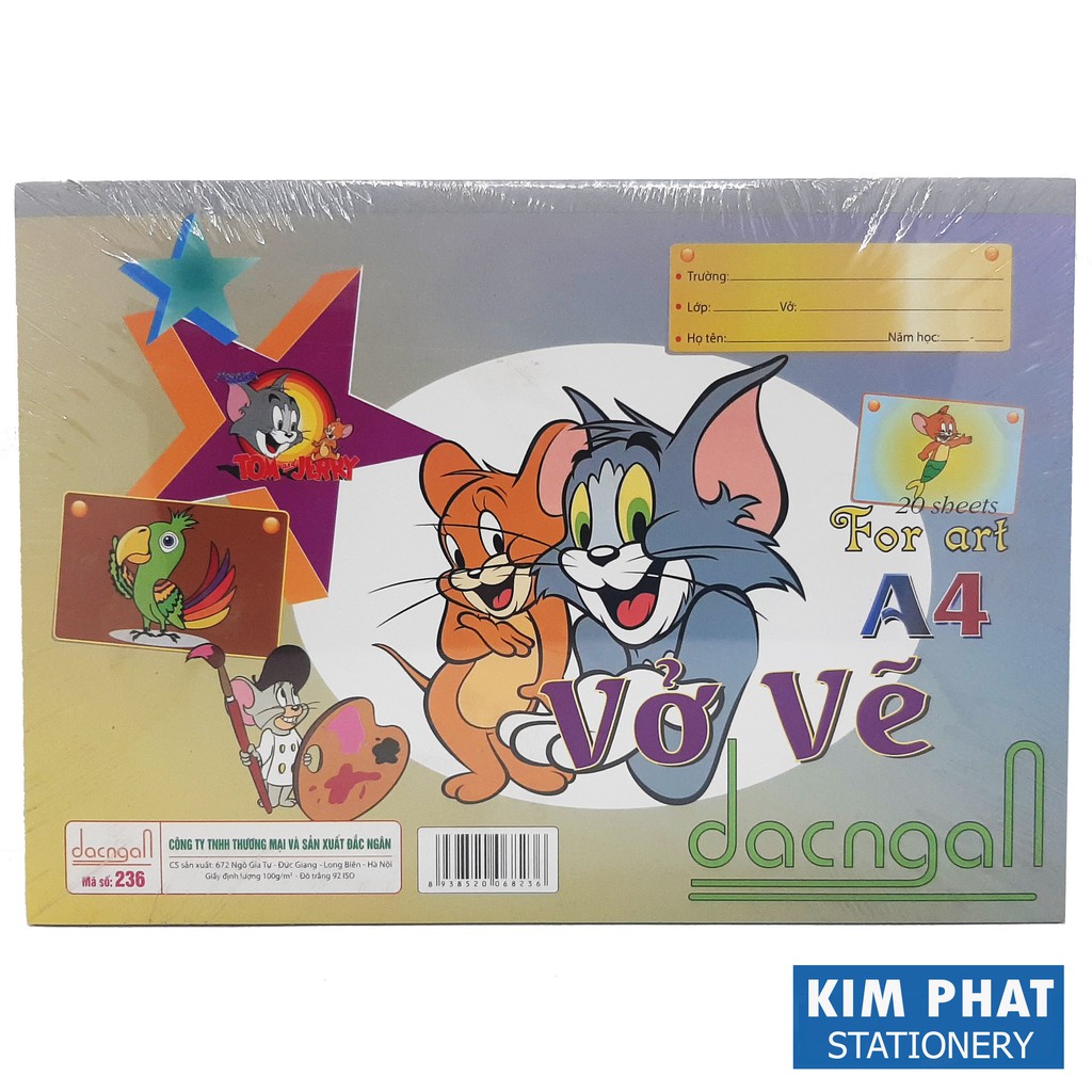 Vở vẽ A4 Đắc Ngân
